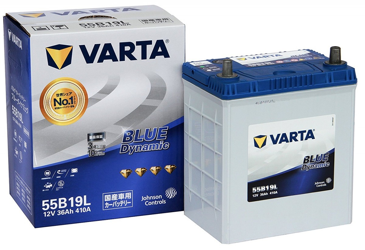 VARTA VARTA BLUE DYNAMIC 国産車用 充電制御車対応 55B19L 自動車用バッテリーの商品画像