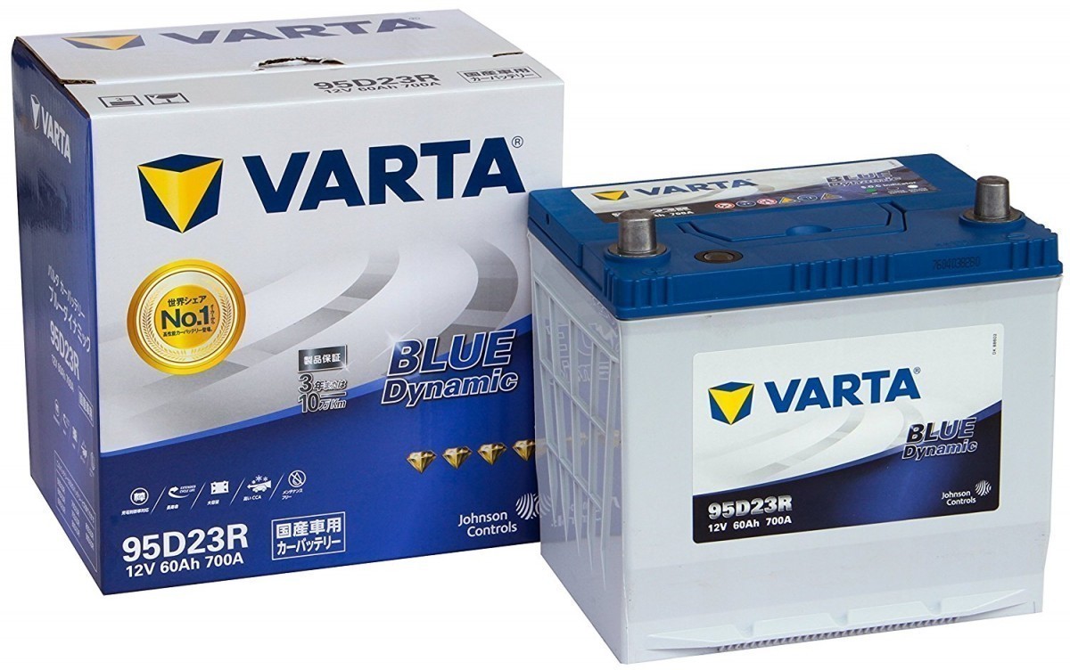 VARTA VARTA BLUE DYNAMIC 国産車用 充電制御車対応 95D23R 自動車用バッテリーの商品画像