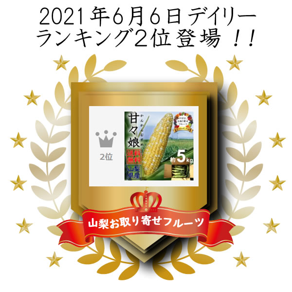  Father's day corn ........ region brand Yamanashi prefecture production 2.5kg 5~7 pcs insertion .L~LL size free shipping raw meal maize Ichikawa Misato block .. festival 