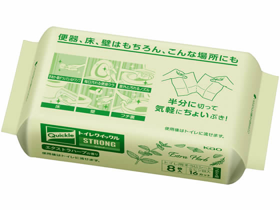 KAO toilet Quick ru strong extra herb. fragrance packing change 24 sheets insertion 