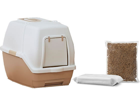 GEX ジェックス 猫用自動トイレ PURE CAT AUTO PCAT01-WH 猫用トイレ