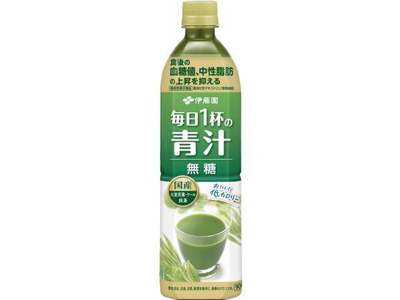 伊藤園 毎日1杯の青汁 無糖 900g×1本 ペットボトル 毎日1杯の青汁 野菜ジュースの商品画像