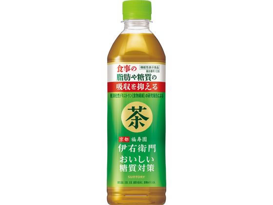 SUNTORY サントリー 伊右衛門プラス おいしい糖質対策 500ml × 24本