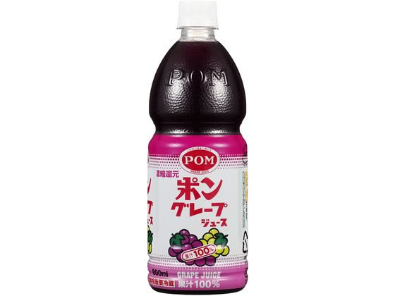 えひめ飲料 POM グレープジュース ペットボトル 800ml×1 POM フルーツジュースの商品画像