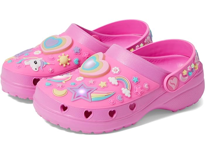 ( посылать за ) Skechers спортивные туфли спортивные туфли Kids девушки Heart коричневый -ma-- ошибка ga- Lee SKECHERS KIDS Heart Charmer - Miss Girly Hot Pink/Multi