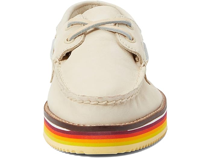 ( посылать за )s Perry A/O 2- лёд tuck EVA мульти- полоса Sperry A/O 2-Eye Stacked Eva Multi Stripe Ivory