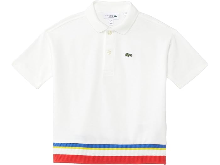 ( send away for ) Lacoste Kids boys oversize Short sleeve color Polo 
