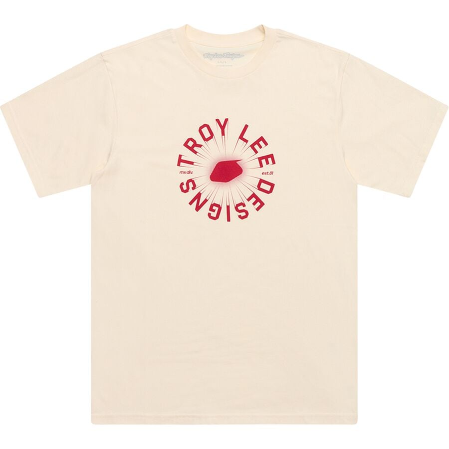 ( посылать за ) Troy Lee дизайн z мужской Short рукав футболка - мужской Troy Lee Designs men Short-Sleeve T-Shirt - Men's Rotation Vintage White