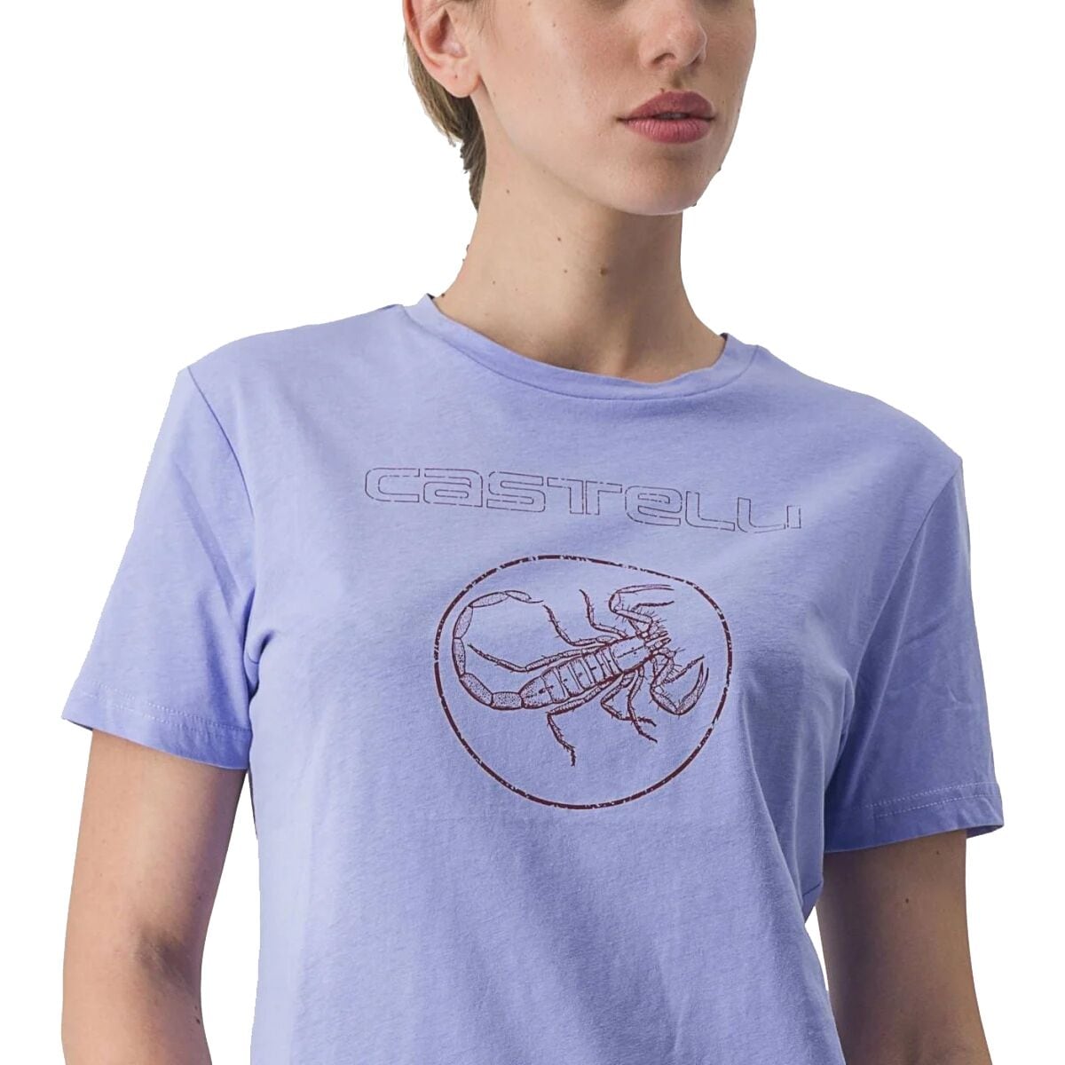 ( посылать за ) rental teli женский футболка -wi мужской Castelli women Pedalare T-Shirt - Women's Violet Mist/Heather