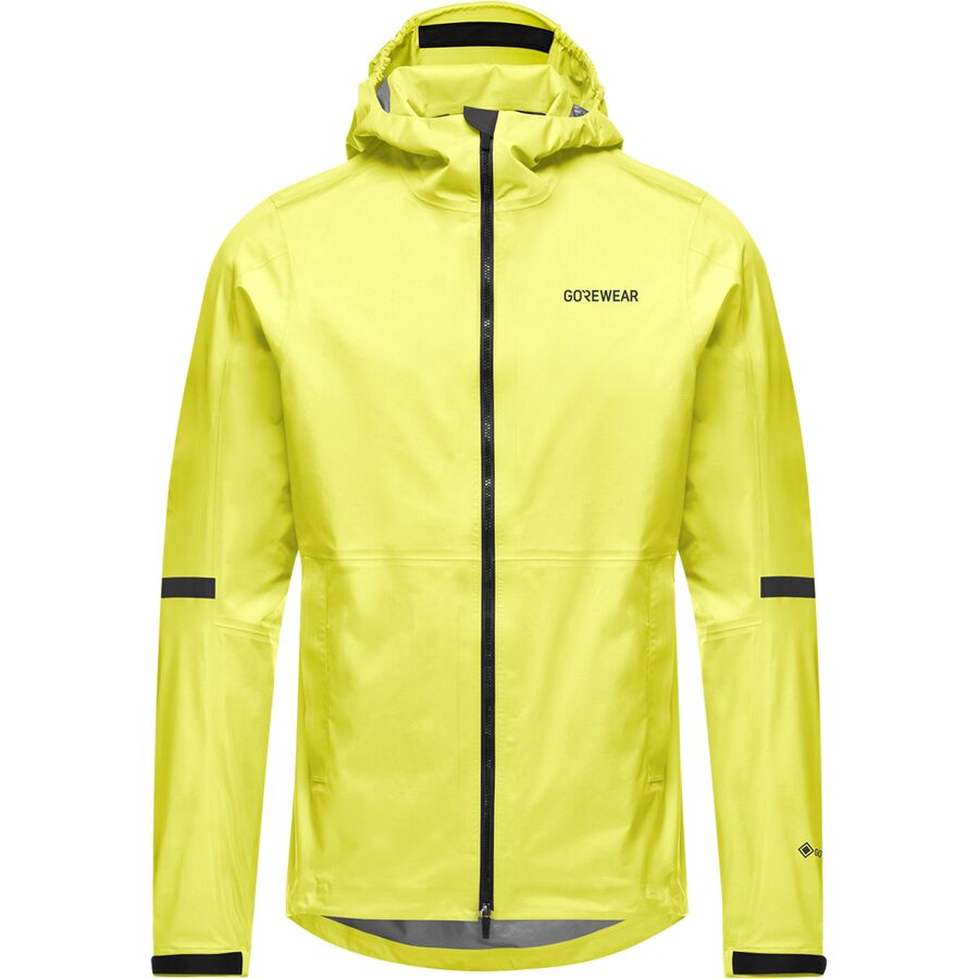 ( посылать за )goa одежда мужской ru pra Gore-Tex f-teto жакет - мужской GOREWEAR men LUPRA GORE-TEX Hooded Jacket - Men's Lime Yellow