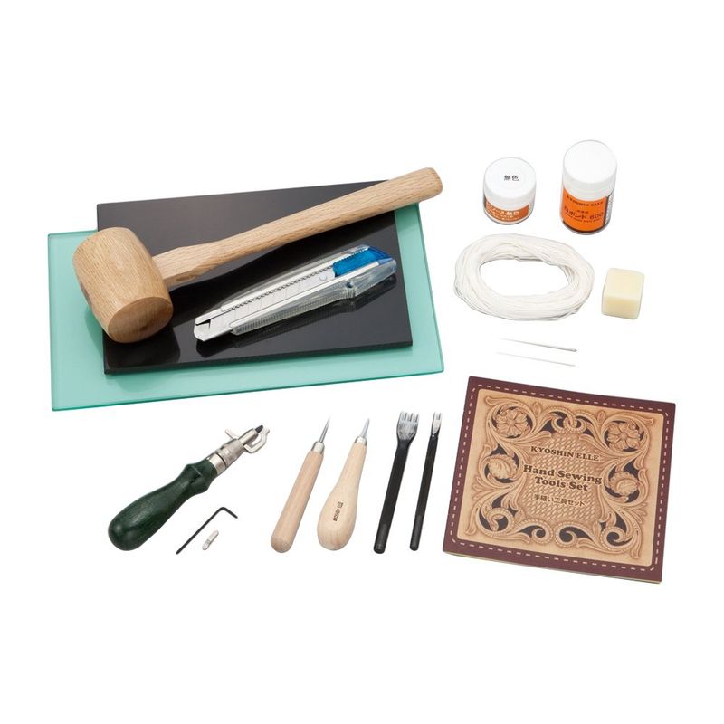 .. L leather craft hand sewing * tool set 1155014 55014