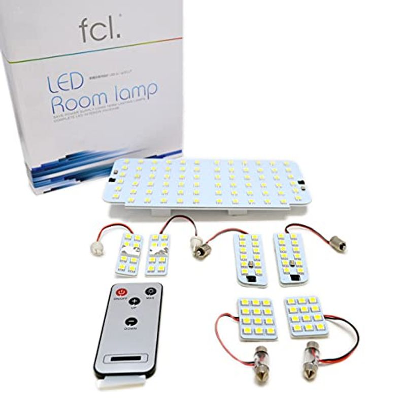 LEDルームランプセット 16段階明るさ調整機能付き 200系ハイエース専用 ホワイト/ハロゲン FRMLの商品画像