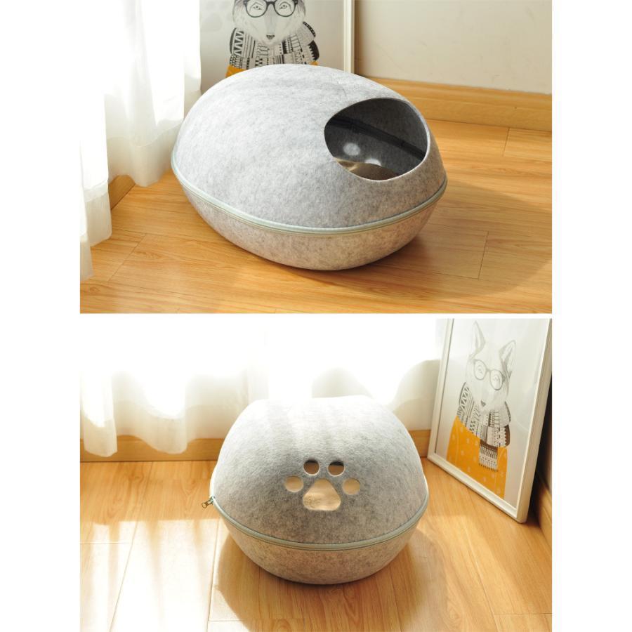  домик для кошек купол type L домашнее животное bed купол яйцо type кошка для bed фетр серп кама .. type домашнее животное house кошка ..