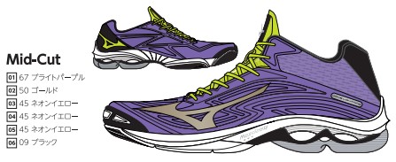  Mizuno custom заказ производство на заказ волейбол обувь mid cut ue-b подсветка модель 3E ( пара ширина широкий ) V1GX233000