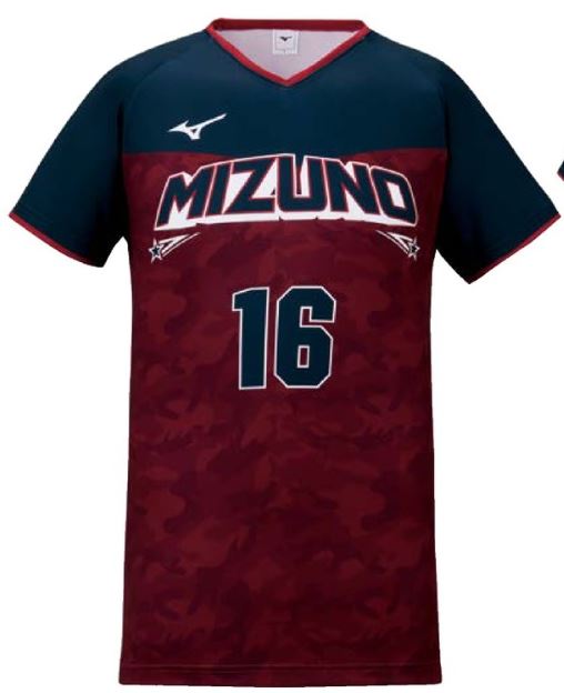  Mizuno custom order build-to-order manufacturing design print plus basketball game shirt ( unisex )W2JQ0B04