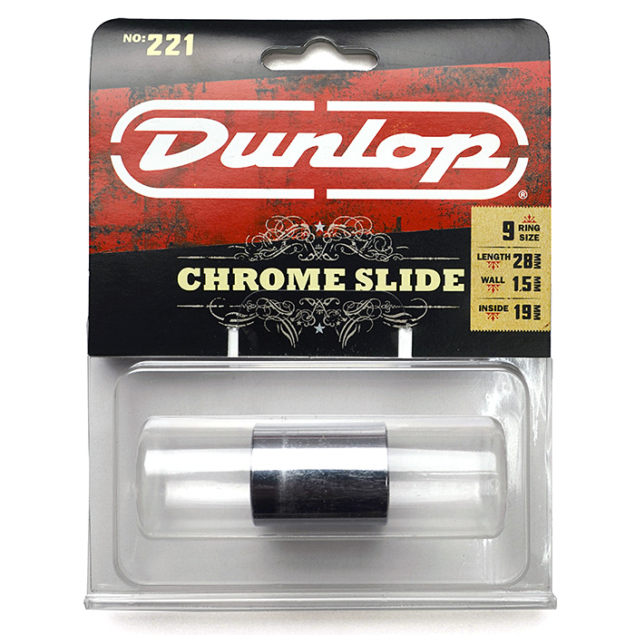  slide bar bottleneck Jim Dunlop 221 Medium Chromed Steel Slides Jim Dunlop chrome do steel made 