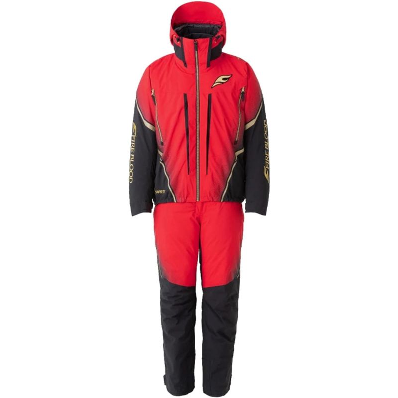  Shimano limited Pro Gore-Tex warm rainsuit b Lad red L RB-111U