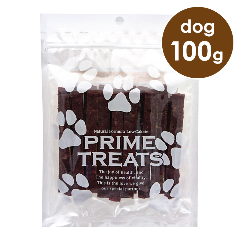プライムトリーツ ホースミートスライス 100g 犬用おやつ、ガムの商品画像