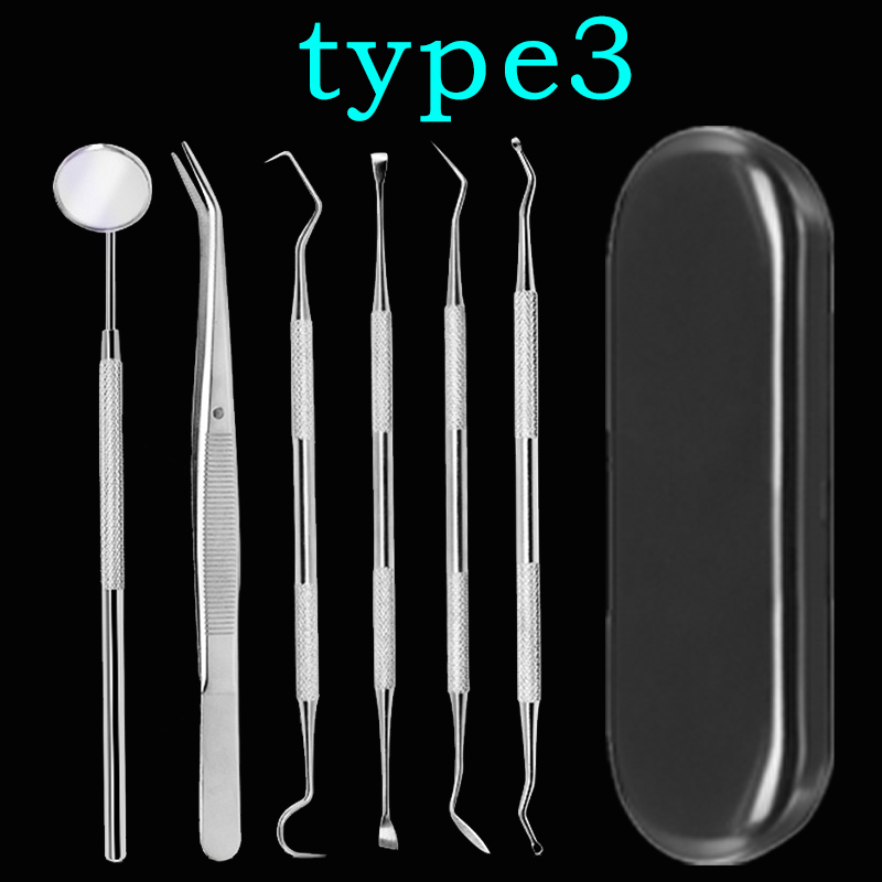 6 pcs set tooth stone taking . apparatus home for dental tool exclusive use case attaching tooth interval yani tooth . taking . bad breath prevention ... taking . tooth stone taking . apparatus tooth for tool tooth stone shaving #br35