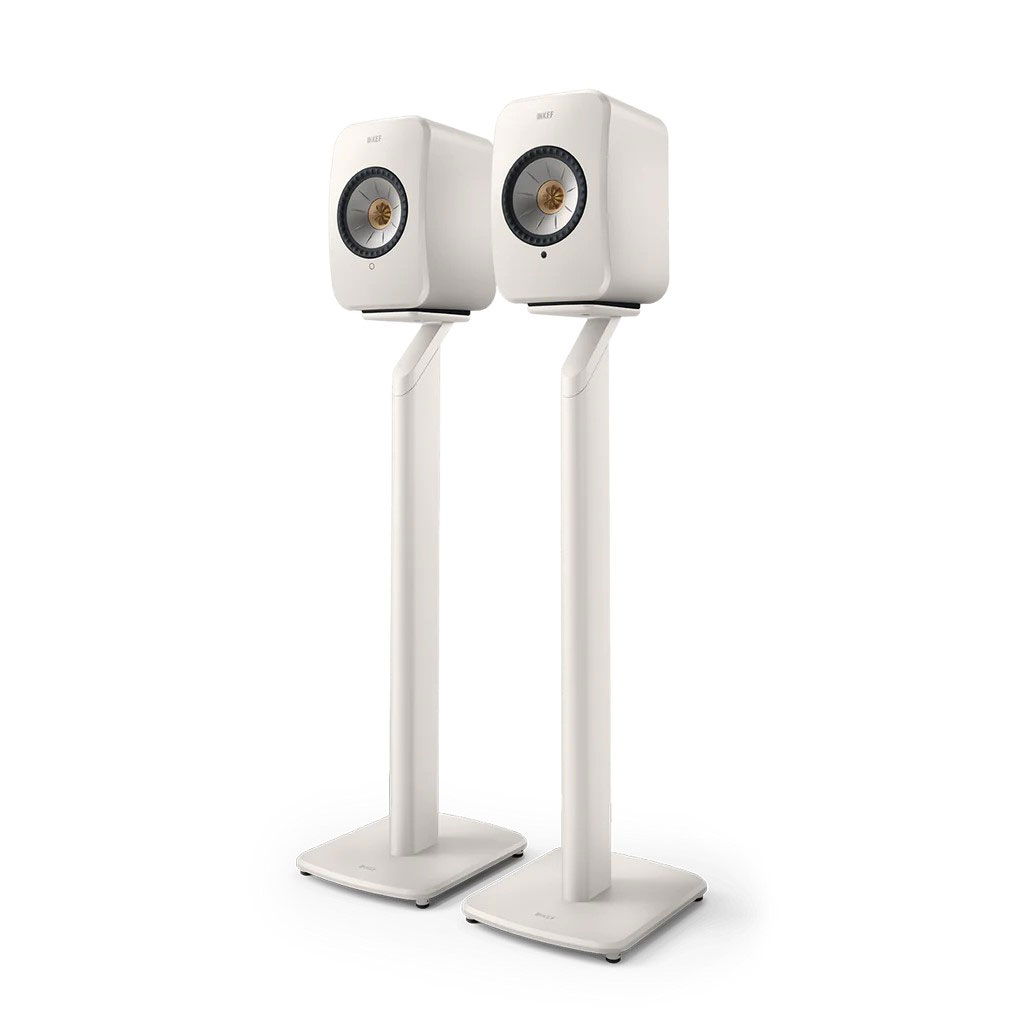 KEF LSX for floor stand * mineral white ( pair ) KEF S1-STAND-MIN-WHITE pair returned goods kind another A