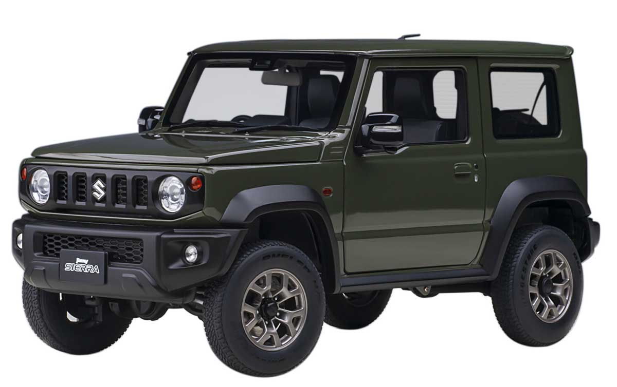 オートアート　1/18 ジムニーシエラ オートアート 1/18 スズキ ジムニー シエラ （JB74） モスグリーン