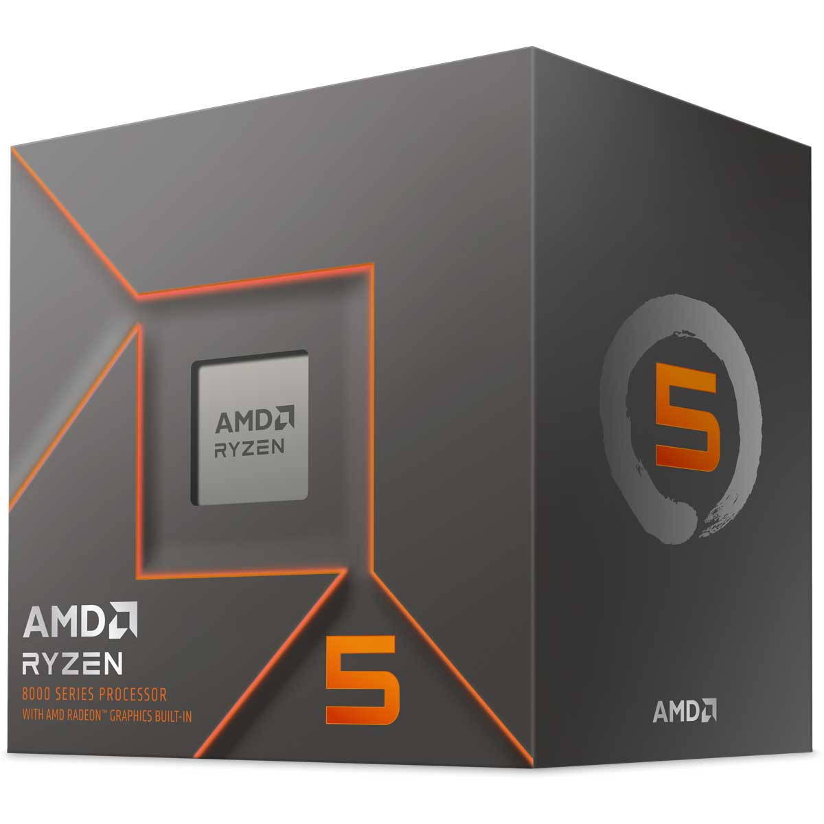 AMD ( внутренний стандартный товар )AMD Ryzen 5 8600G(AMD Ryzen AI) AM5,6 core 12s красный,4.35GHz( максимальный 5.0GHz),Ryzen AI,Radeon760M 100-100001237BOX возвращенный товар вид другой B