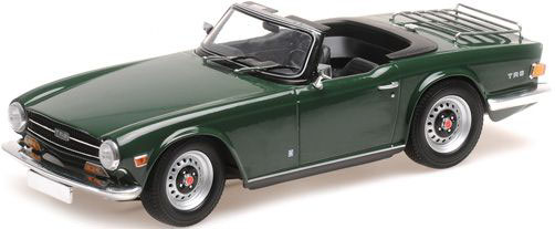 ミニチャンプス トライアンフ TR6 1969 ダークグリーン （左ハンドル