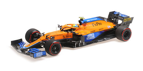 ミニチャンプス 1/18 マクラーレンMCL35M ノリス 世界744個限定 ミニチャンプス マクラーレン F1 チーム MCL35M ランド・ノリス
