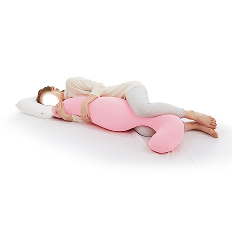 気持ちいい抱きまくら カバー付き（クリアピンク）の商品画像