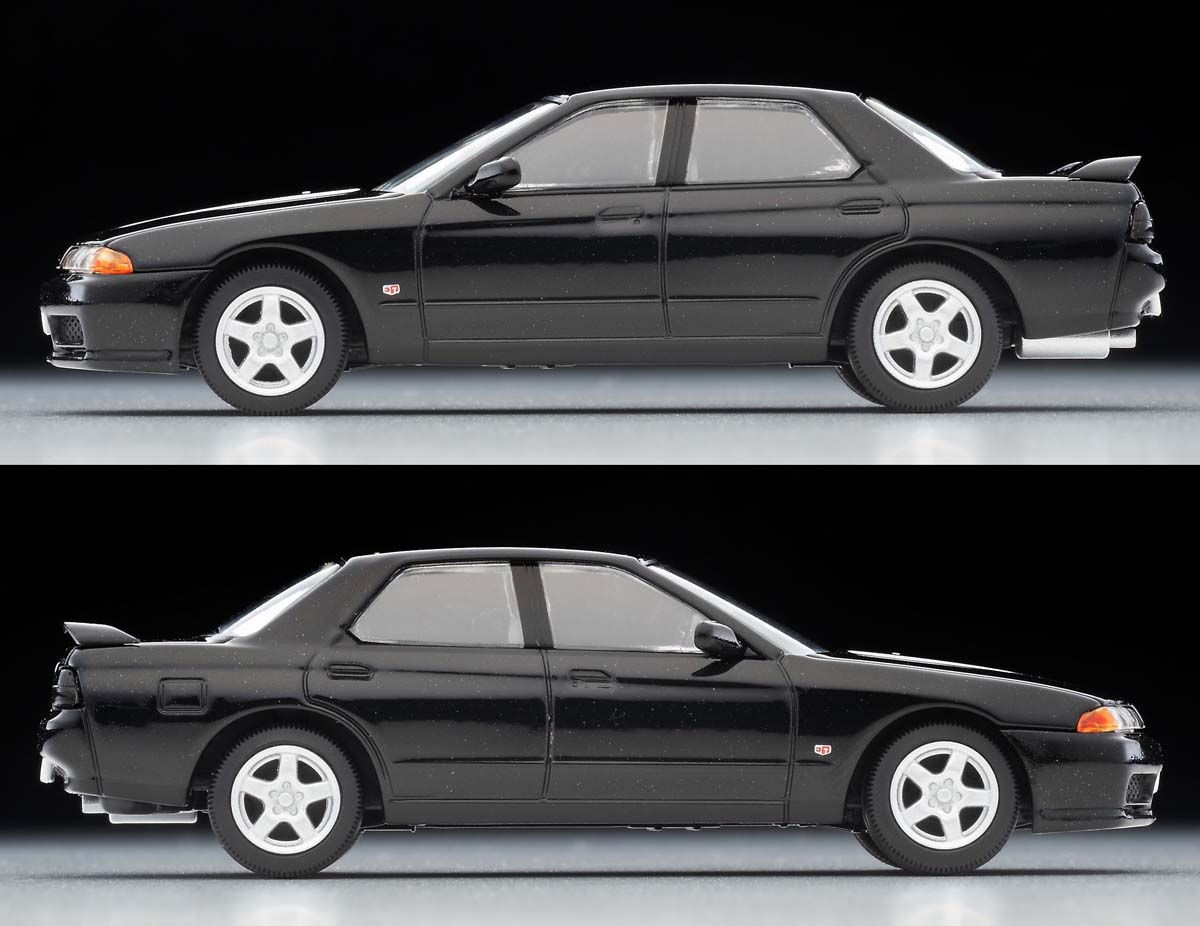  Tommy Tec 1/ 64 LV-N194c Nissan Skyline 4-door sport sedan GTS-t Type M( black ) option equipped car 92 year (329053) minicar returned goods kind another B