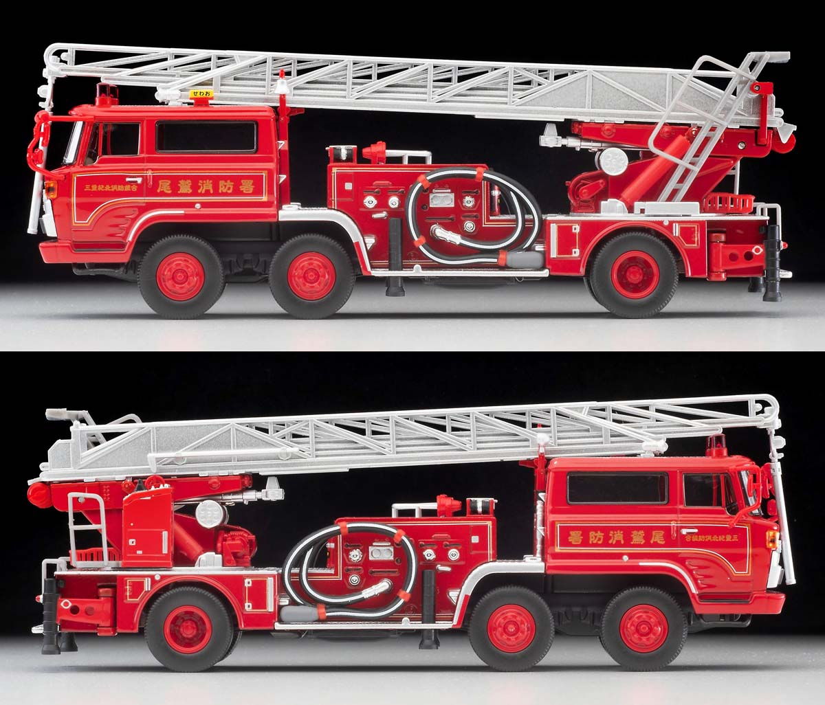  Tommy Tec 1/ 64 LV-N24c saec TC343 ladder fire-engine ( tail . fire fighting .)(330776) minicar returned goods kind another B