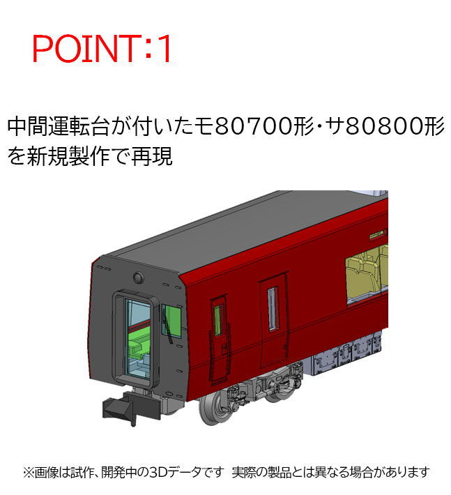トミックス 近畿日本鉄道 80000系（ひのとり・8両編成）セット 98786の商品画像｜ナビ