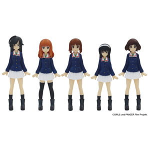 1/35 イメージスケール あんこうチーム フィギュア5体セット （1/35スケール ガールズ＆パンツァー 劇場版 GPFC-1）の商品画像