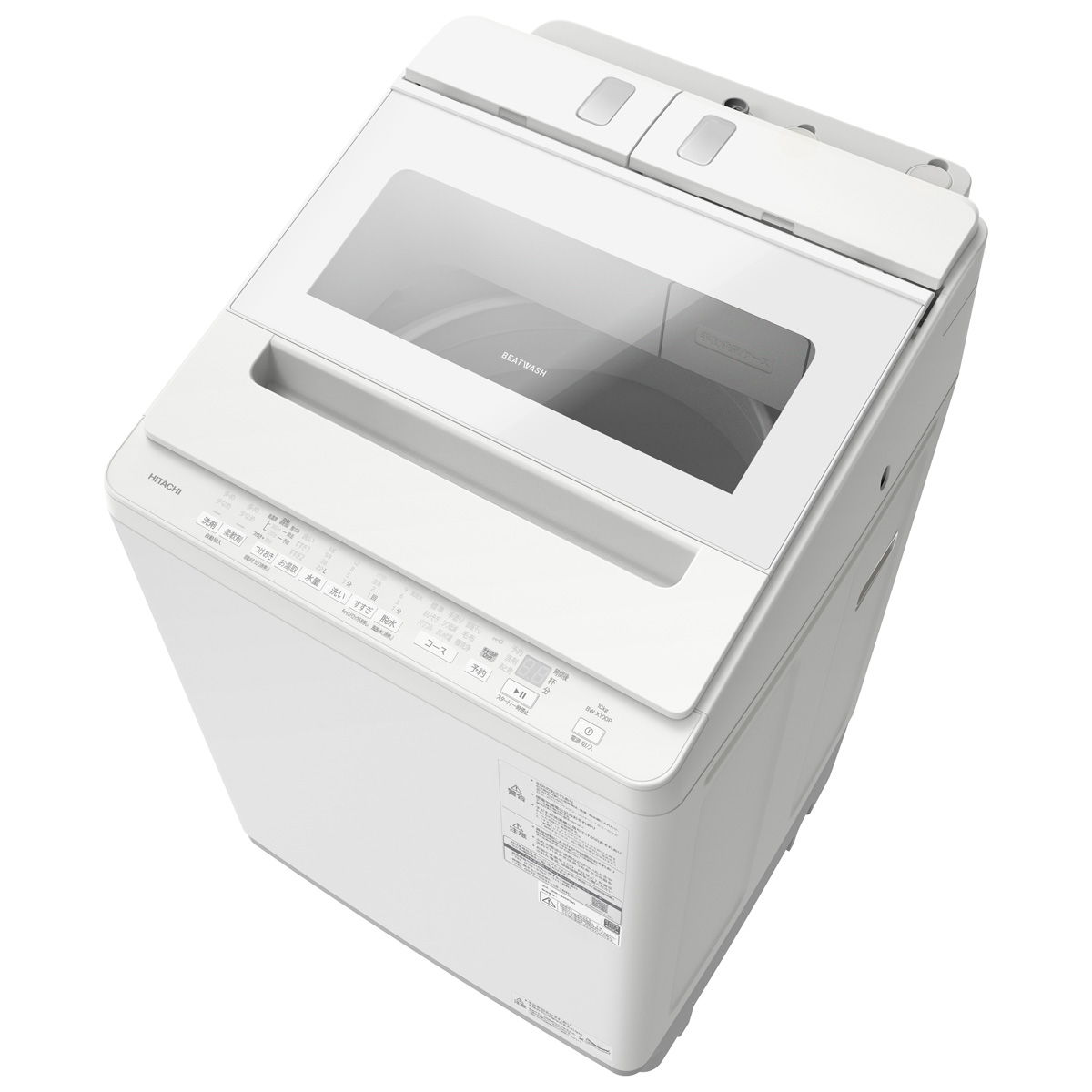 ビートウォッシュ 全自動洗濯機 BW-X100P（W） （ホワイト）の商品画像