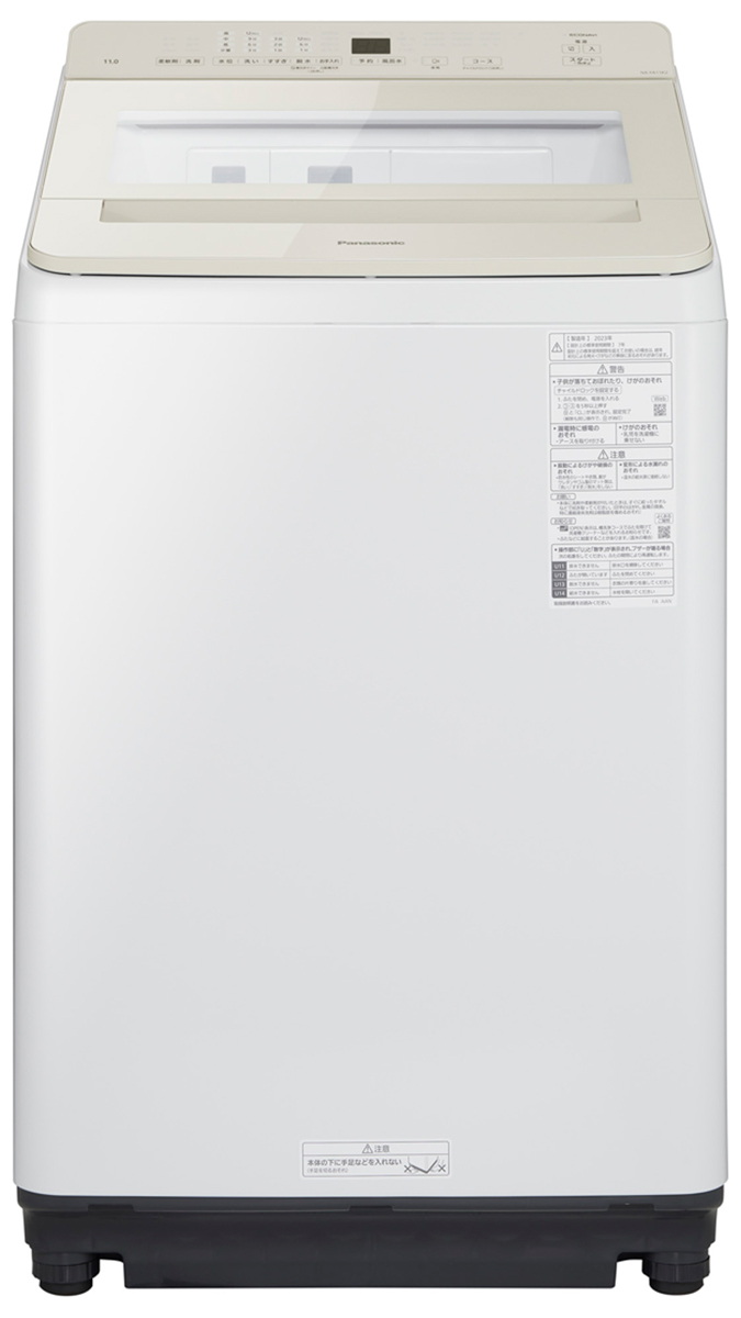 Panasonic インバーター全自動洗濯機 NA-FA11K2-N （シャンパン） 洗濯機本体の商品画像