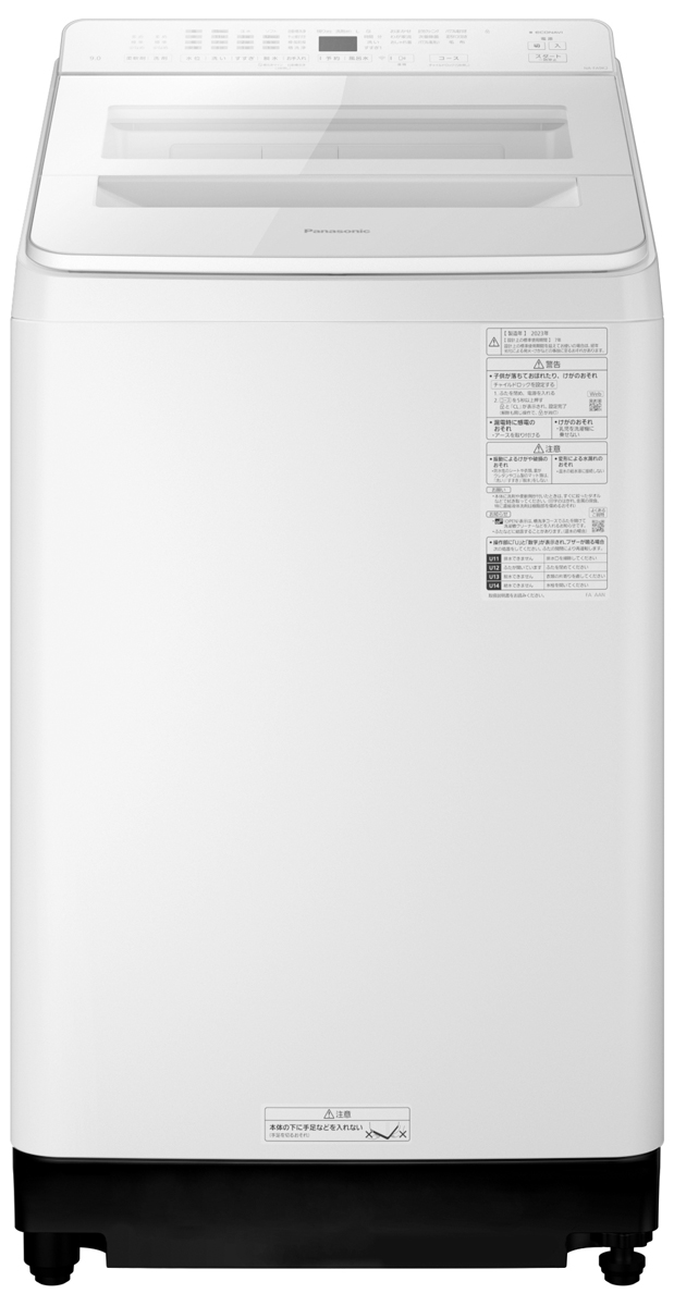 Panasonic インバーター全自動洗濯機 NA-FA9K2-W （ホワイト） 洗濯機本体の商品画像