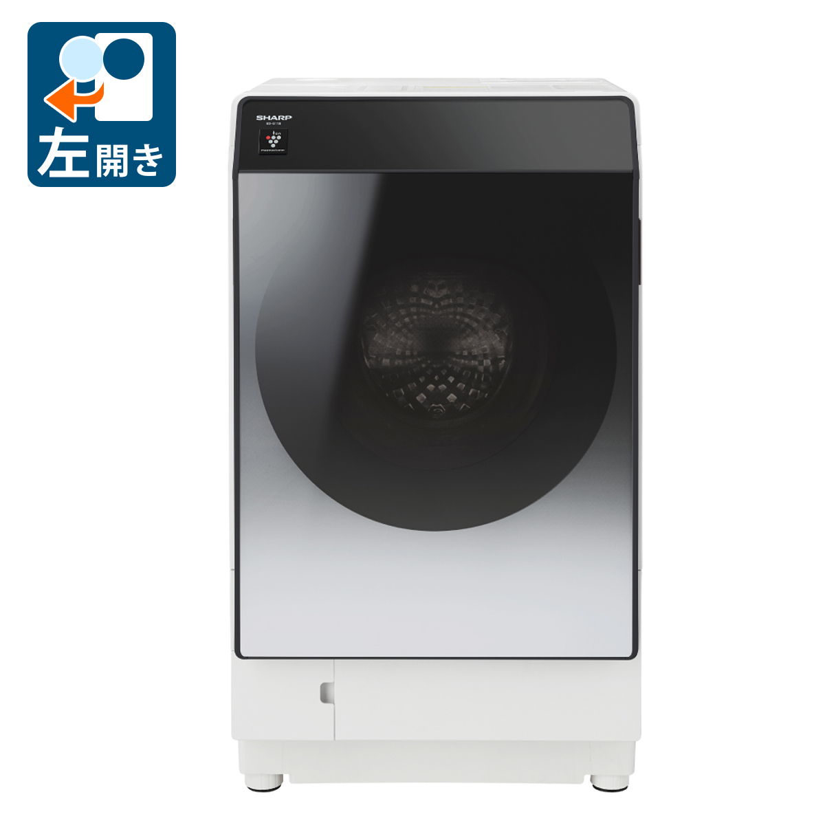 プラズマクラスター ドラム式洗濯乾燥機 左開き ES-G11B-S （シルバー系）の商品画像