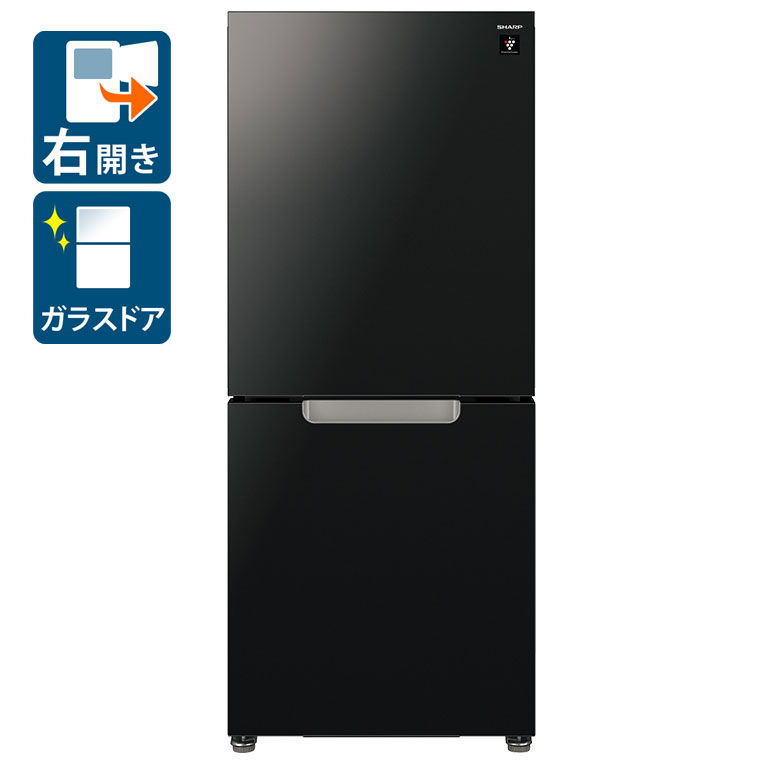 SHARP SJ-GD15P-B（ピュアブラック） 冷蔵庫 - 最安値・価格比較