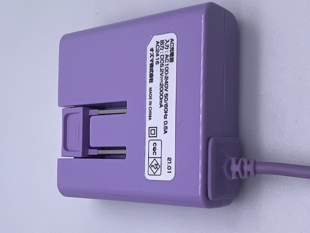  oz maAC зарядное устройство microUSB кабель в одном корпусе 1.8m 2A violet imprinc( Imp ссылка ) IAC-SP02VN возвращенный товар вид другой A