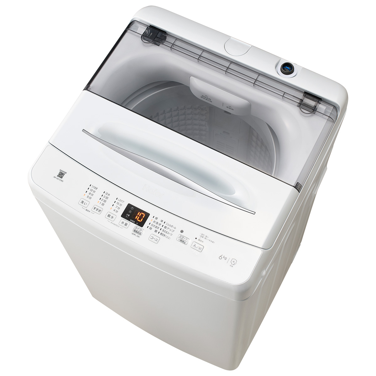 Haier 6.0kg 全自動洗濯機 JW-U61C-W （ホワイト） 洗濯機本体 - 最