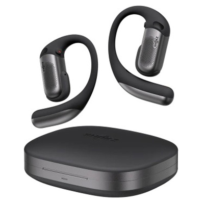 SHOKZ OpenFit 完全ワイヤレスイヤホン ブラック 充電ケース付き