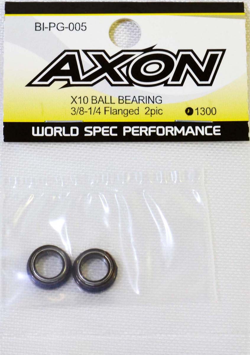 AXON X10 BALL BEARING 3/8-1/4 Flanged 2pic BI-PG-005 ラジコンパーツ、アクセサリーの商品画像