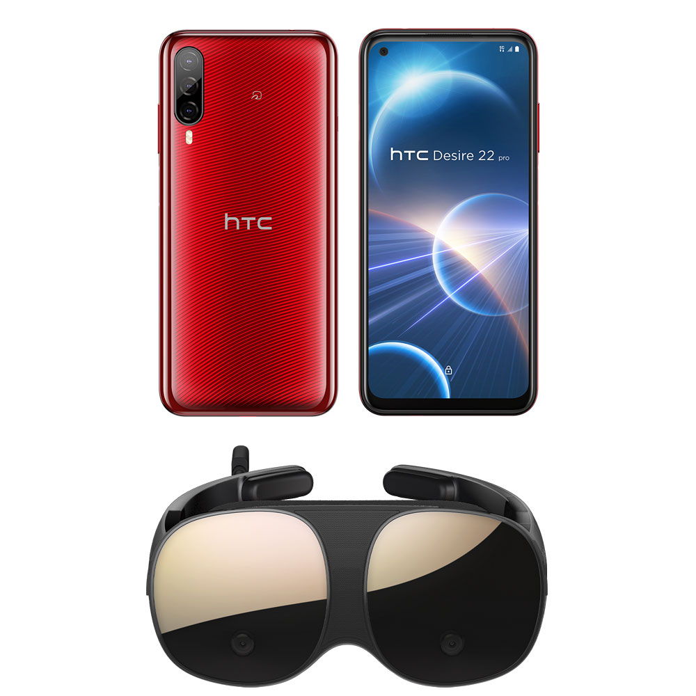 HTC HTC Desire 22 pro 6.6インチ メモリー8GB ストレージ128GB サルサ・レッド VIVE Flowセット アンドロイドスマートフォンの商品画像