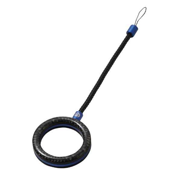 Finger Ring Strap Aluminum Combination DFR-CA04BBU （カーボン/ブルー）の商品画像