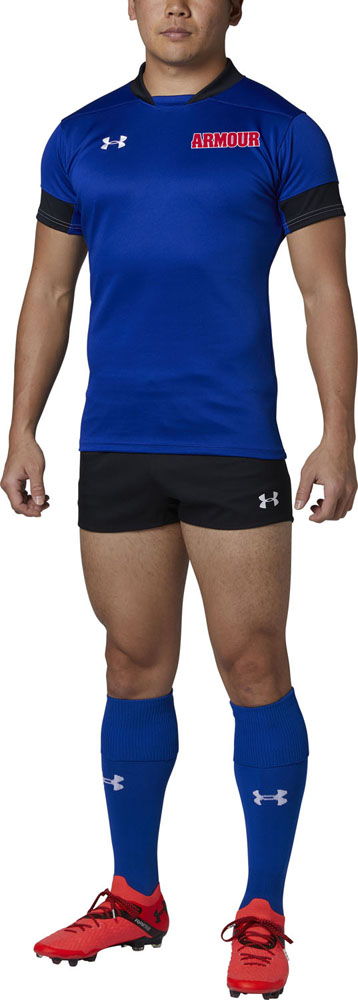  Under Armor регби p Ractis Short рукав рубашка ( Royal * размер :SM) возвращенный товар вид другой A