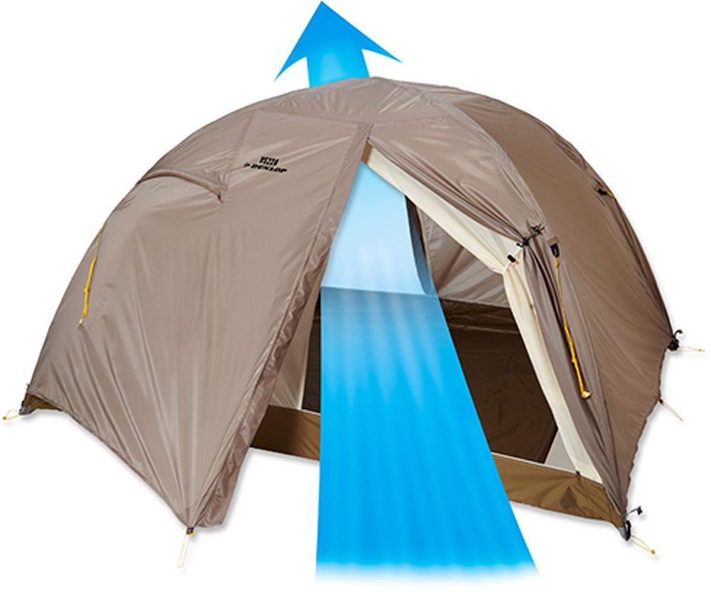 DUNLOP( Dunlop палатка ) compact Alpine палатка (4 человек для )( обе вход ) возвращенный товар вид другой A
