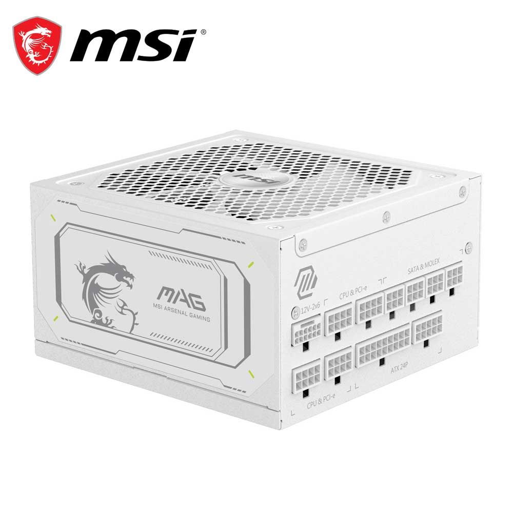 MSI MAG A850GL PCIE5 WHITE ［MAG AGL PCIE5 WHITE 850W］ 電源