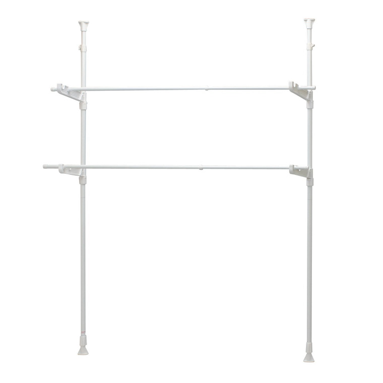 アイリスオーヤマ 窓枠物干し 2段 MW-190NR×1の商品画像