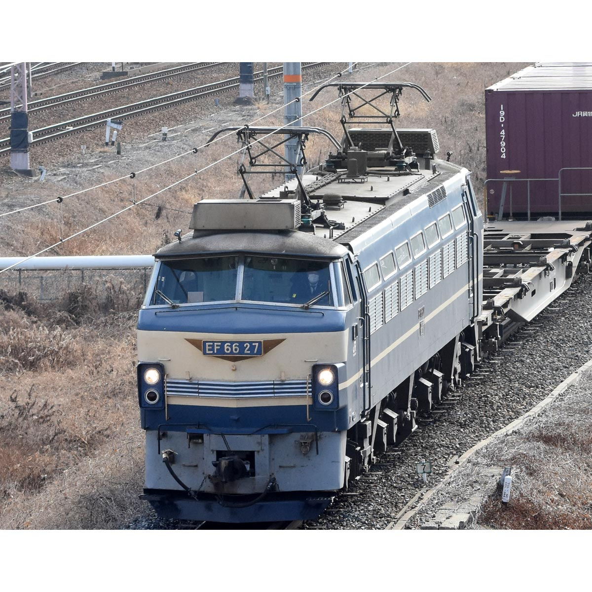 青島文化教材社 トレインミュージアムOJ 電気機関車 EF66 27号機 No.SPの商品画像