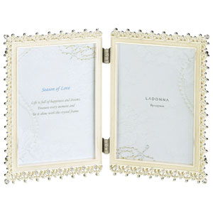 LADONNA ブライダルフォトフレーム L判 2枚 MJ83-LD-WH （ホワイト）の商品画像